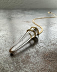 Captured Quartz Torpedo Pendant