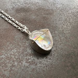 Captured Rainbow Quartz Necklace