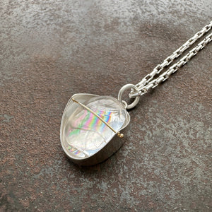 Captured Rainbow Quartz Necklace