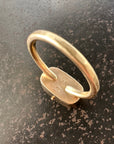 Captured Lightning Ridge Opal Ring
