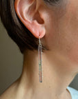 Captured Rough Tourmaline Earrings