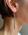 Captured Rough Tourmaline Earrings