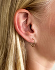 Captured® Ruby Charms and Hoop Earrings