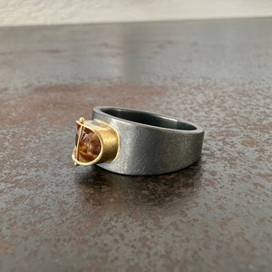 Captured Rustic Diamond Ring