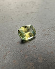 Chartreuse Cushion Cut Madagascar Sapphire