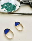 Captured® Lapis & Persian Turquoise Beaded Scarab Pendant
