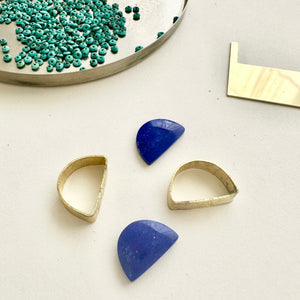 Lapis & Persian Turquoise Scarab Pendant
