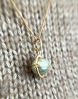 Captured Silver Tahitian Pearl Necklace