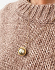 Captured Silver Tahitian Pearl Necklace