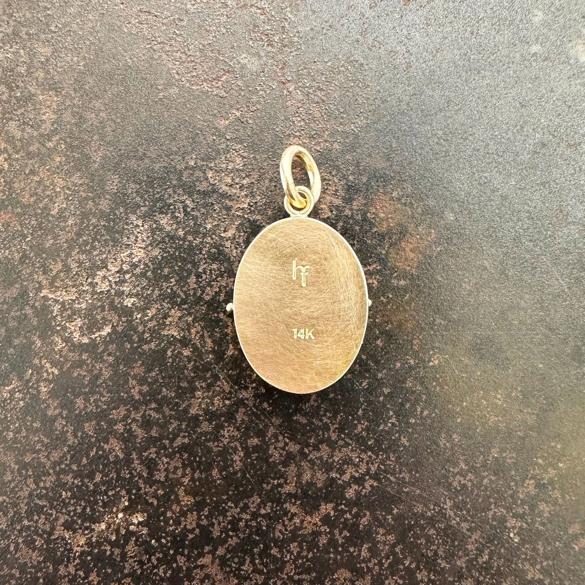 Captured Smoky Topaz Charm