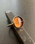 Captured Smoky Topaz Ring