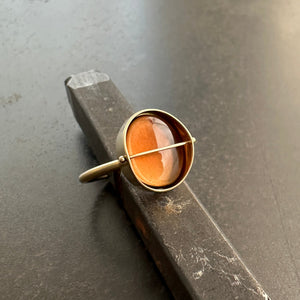 
                
                    Load image into Gallery viewer, Captured Smoky Topaz Ring
                
            