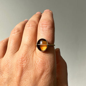 
                
                    Load image into Gallery viewer, Captured Smoky Topaz Ring
                
            