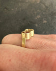 Captured Spinel Duo Ring