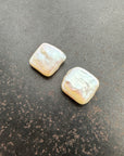 Square Cultured Pearl Pair
