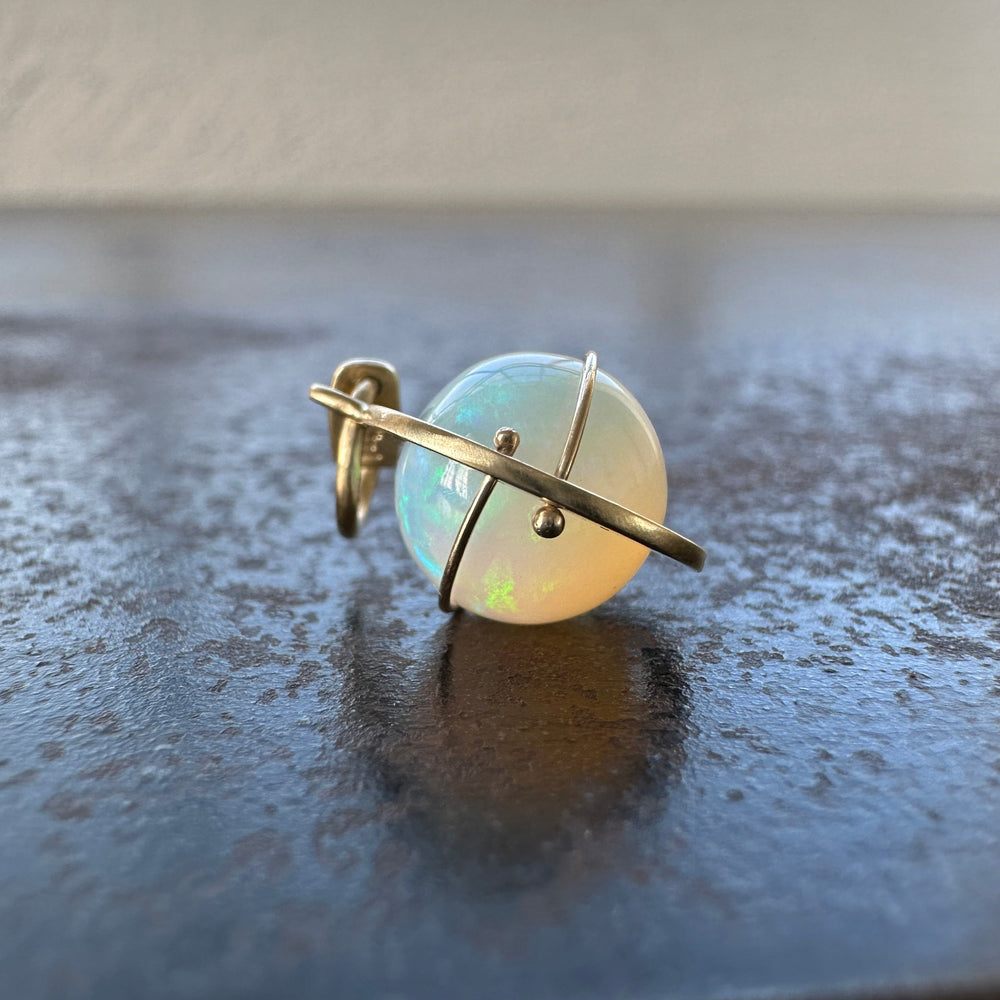 Captured Sunrise Opal Orb Charm