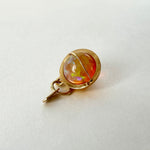Captured Sunset Opal Orb Charm