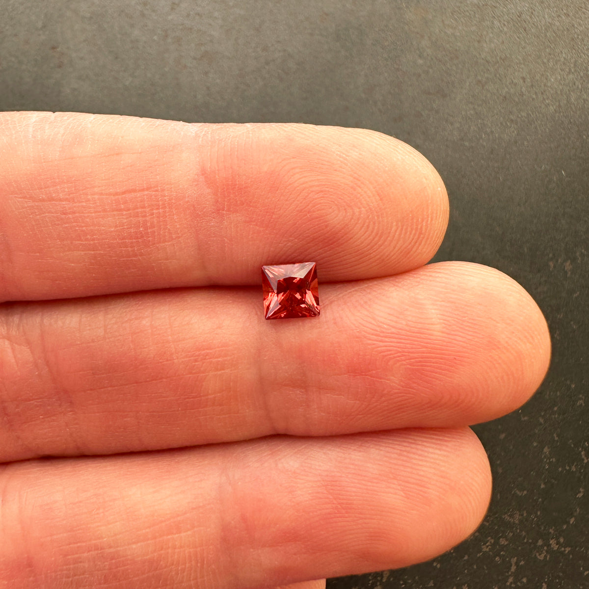 Tanzanian Garnet Square Cut