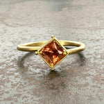 Captured Tanzanian Garnet Ring