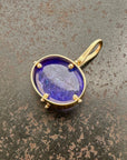 tanzanite pendant, tanzanite charm, 14k gold charm, 14k gold pendant, one of a kind pendant