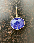 tanzanite pendant, tanzanite charm, 14k gold charm, 14k gold pendant, one of a kind pendant