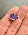 tanzanite pendant, tanzanite charm, 14k gold charm, 14k gold pendant, one of a kind pendant