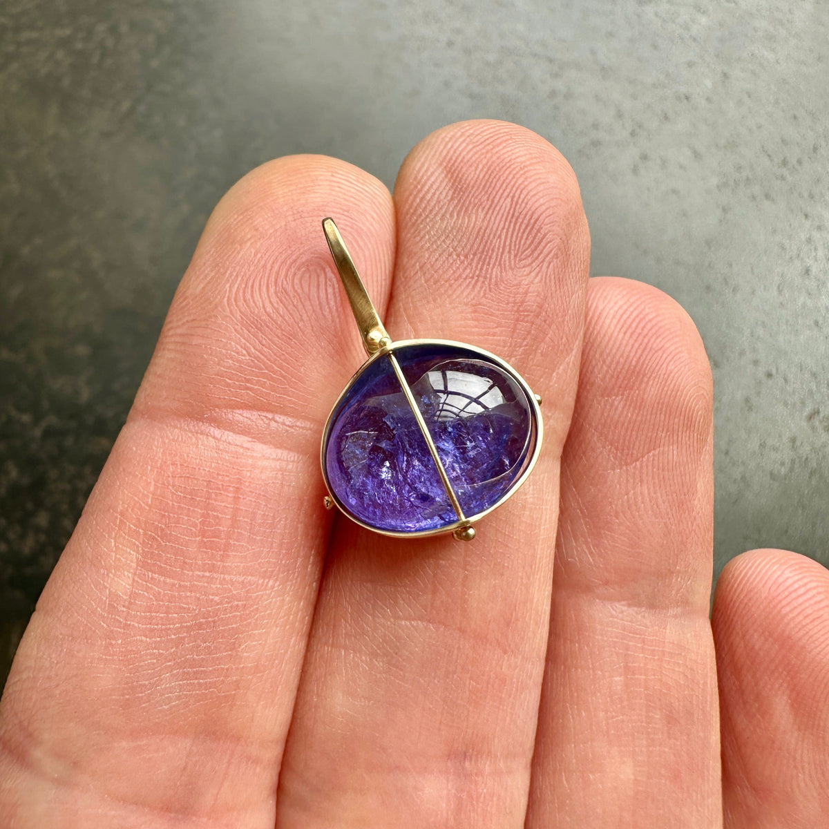tanzanite pendant, tanzanite charm, 14k gold charm, 14k gold pendant, one of a kind pendant