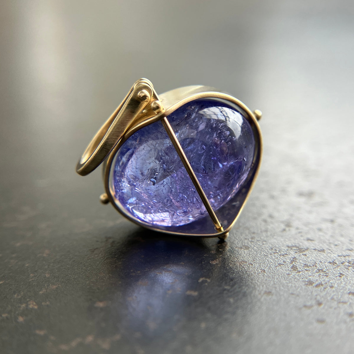 tanzanite pendant, tanzanite charm, 14k gold charm, 14k gold pendant, one of a kind pendant