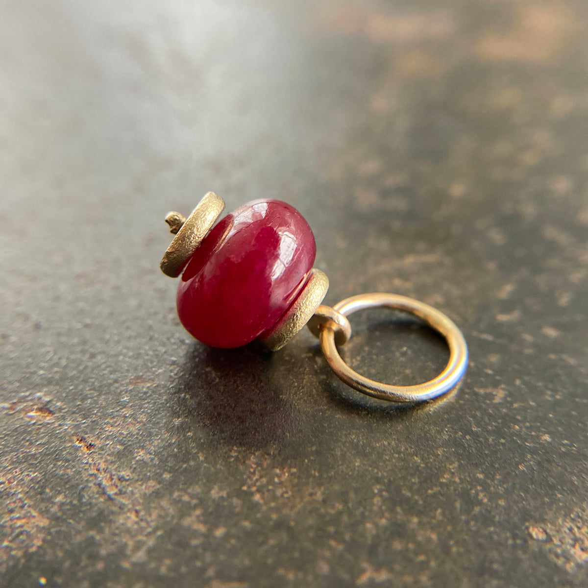 Ruby Bead Pendant