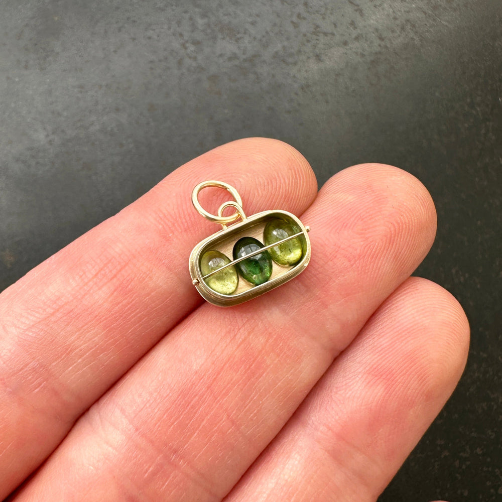 
                
                    Load image into Gallery viewer, Captured Tourmaline Trio Charm
                
            