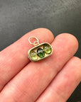 Captured Tourmaline Trio Charm