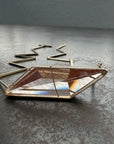 Captured Trapezoidal Rutilated Quartz Necklace