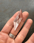 Captured Trapezoidal Rutilated Quartz Necklace