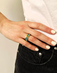 Persian Turquoise Channel Ring