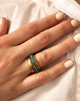 Persian Turquoise Channel Ring