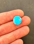 Round Blue Gem Turquoise Cabochon