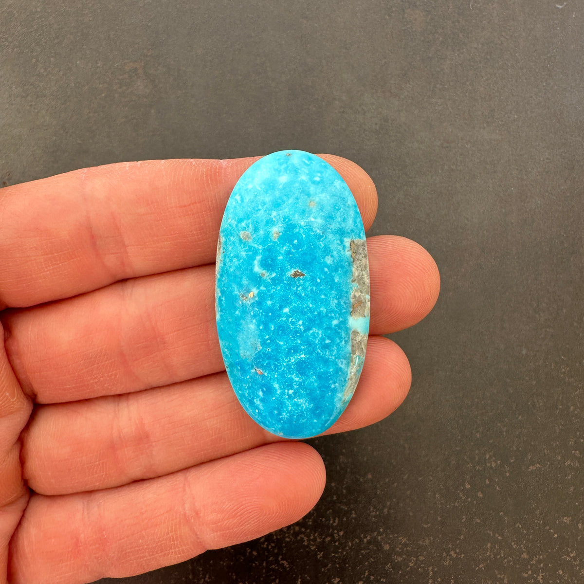 Oblong Persian Turquoise Cabochon