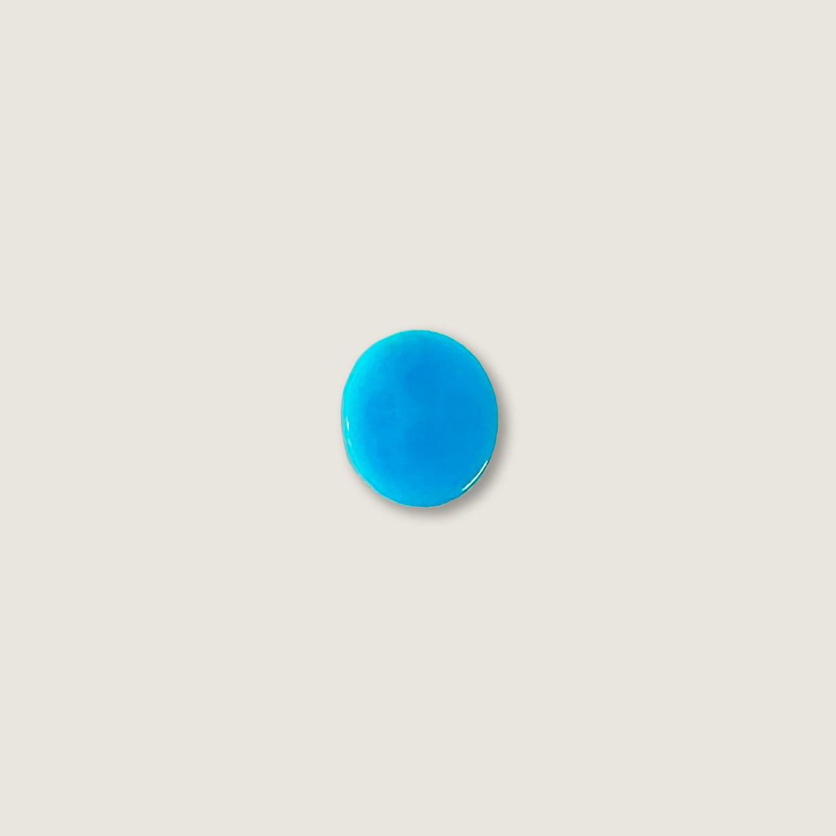 Oval Blue Gem Turquoise Cabochon