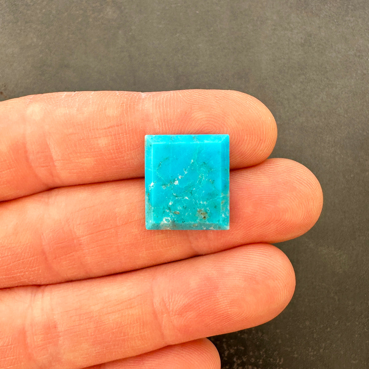 Rectangular Portrait Cut Arizona Turquoise