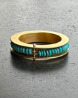 Persian Turquoise Channel Ring