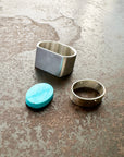 Captured Royston Turquoise Signet Ring