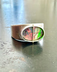 boulder opal ring, sterling silver ring, hilary finck jewelry, one of a kind jewelry, statement ring, signet ring, captured collection