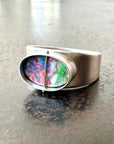 boulder opal ring, sterling silver ring, hilary finck jewelry, one of a kind jewelry, statement ring, signet ring, captured collection