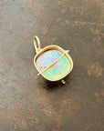 Captured Wood Opal Pendant