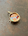 Captured Wood Opal Pendant
