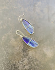 Captured Opal Butterfly Wing Earrings