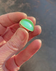 Captured Peruvian Blue Opal Ring