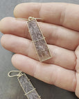 Captured Dendritic Agate Earrings