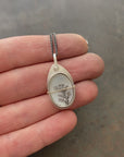 Captured Dendritic Agate Slide Lockets