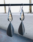 Captured Dendritic Agate Teardrops